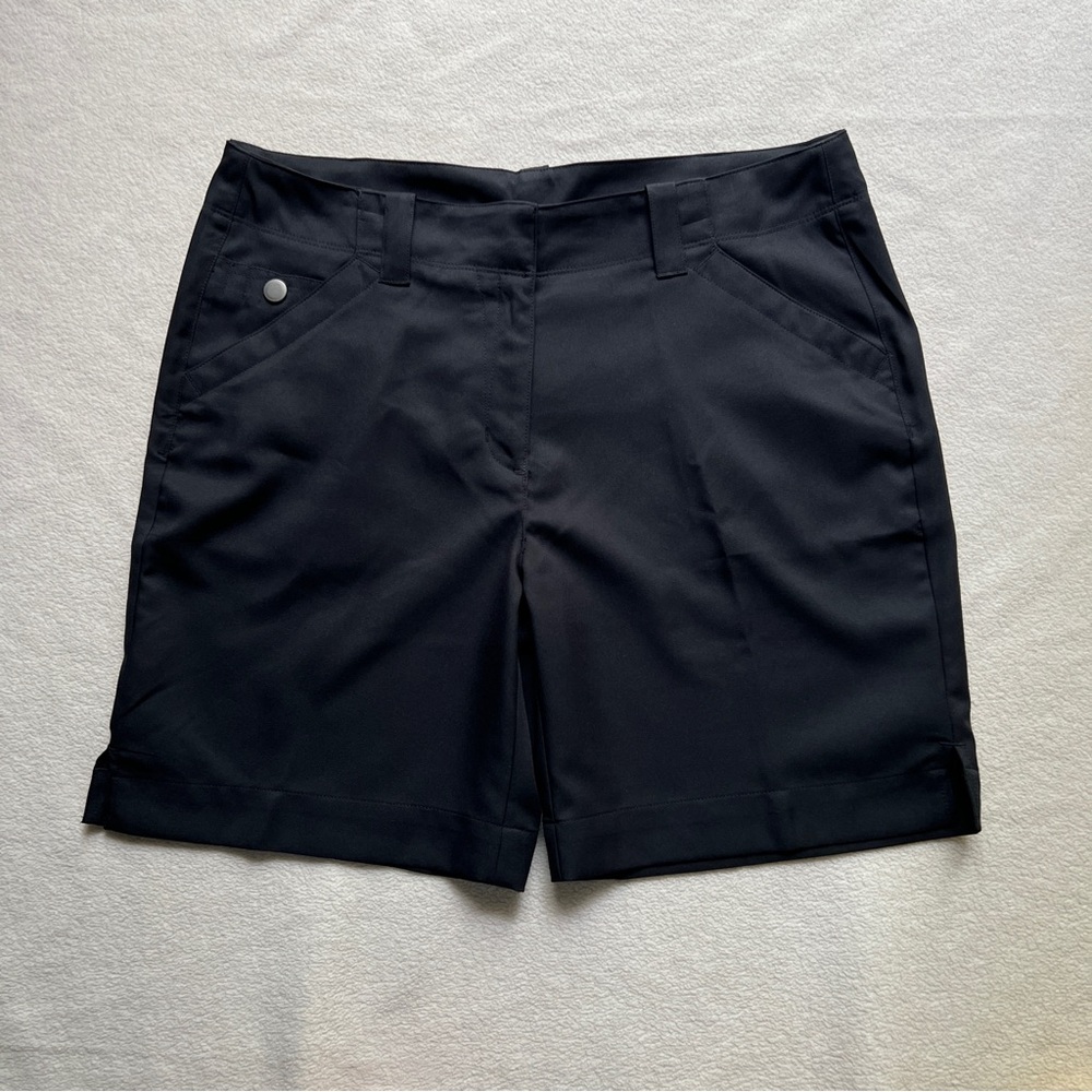PGA Tour Black Golf Casual Shorts Pockets Women's Size 8 - Picture 3 of 9